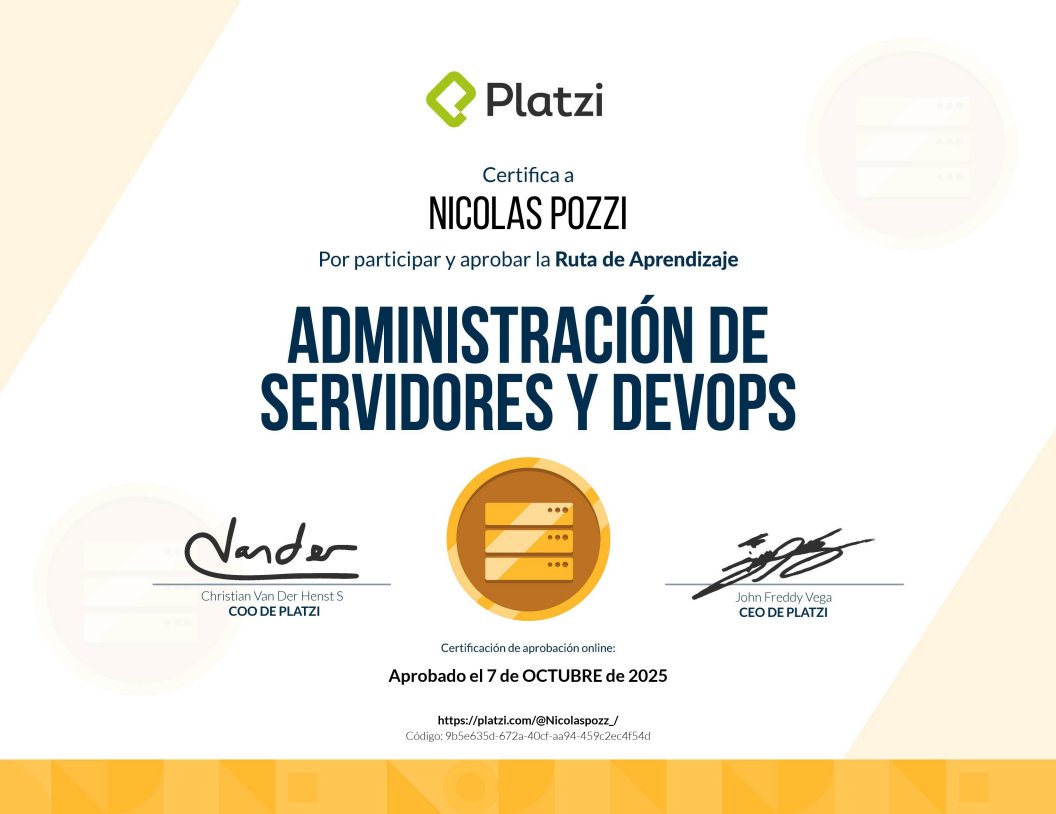 Escuela Administración de Servidores y DevOps - Platzi